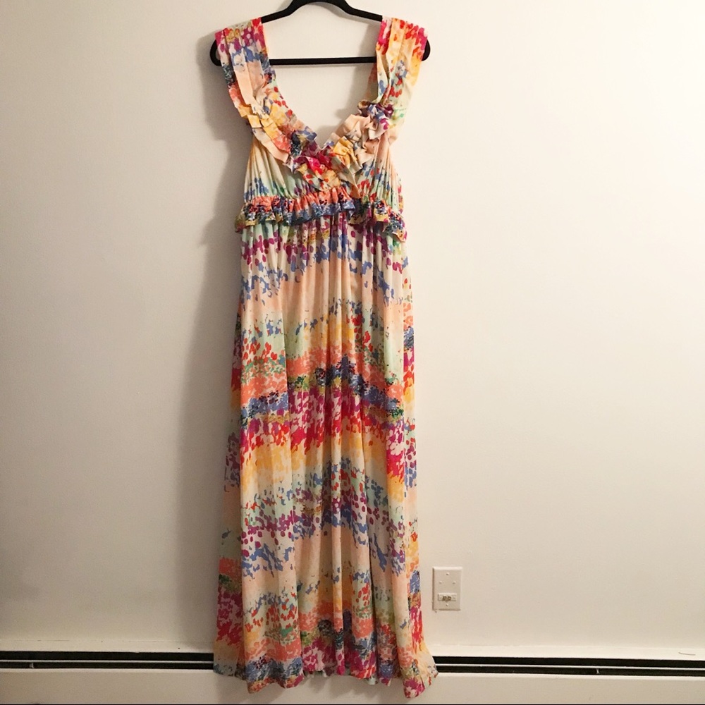 H&M Garden Collection Maxi Dress. Size 8.